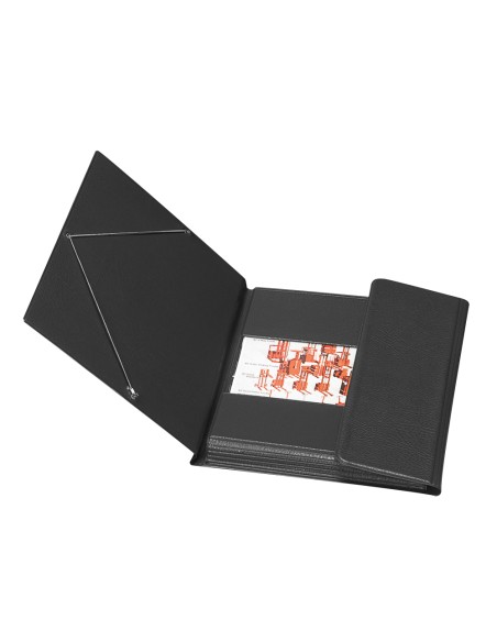 CI | Carpeta gomas solapas plastico saro cuarto negro