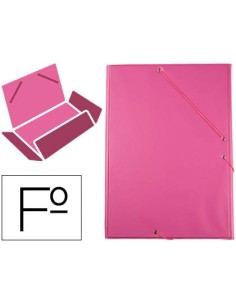 CI | Carpeta liderpapel gomas plastico folio solapa color...