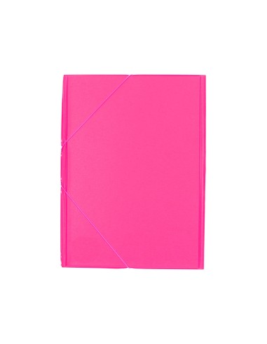 CI | Carpeta liderpapel gomas plastico folio solapa color lila