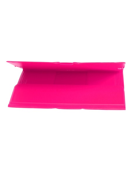 CI | Carpeta liderpapel gomas plastico folio solapa color lila