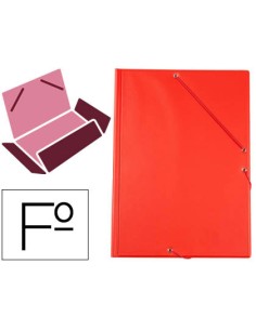 CI | Carpeta liderpapel gomas plastico folio solapa color...