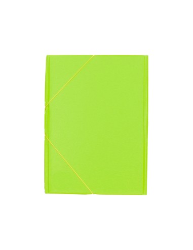 CI | Carpeta liderpapel gomas plastico folio solapa color verde pistacho