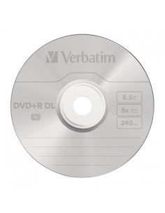 Tarrina de dvd doble capa verbatim 25 unidades dvd+r dl... 2