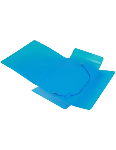 CI | Carpeta liderpapel gomas solapas 34972 polipropileno din a5 azul