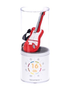 Pendrive tech one tech guitarra red one 16gb usb 2.0