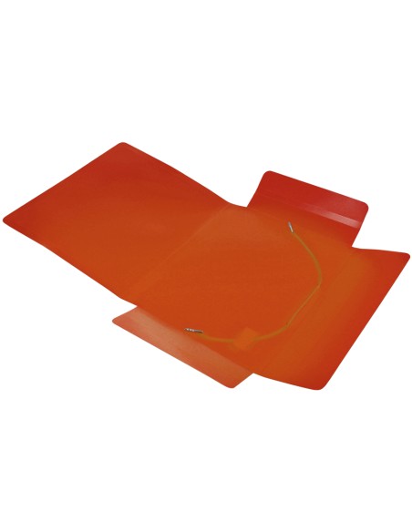 CI | Carpeta liderpapel gomas solapas 34970 polipropileno din a5 roja