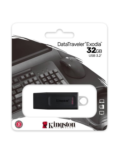Pendrive 32GB Kingston DataTraveler Exodia USB 3.2