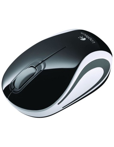 Ratón óptico inalámbrico mini logitech m187...