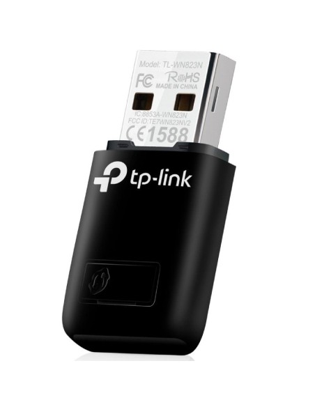 Adaptador de red wifi tp-link tl-wn823n 300mbps mini wireless n usb2.0