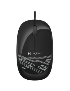 Ratón con cable logitech m105 usb negro 910-002943