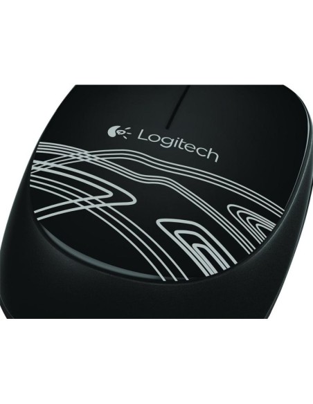 Ratón con cable logitech m105 usb negro 910-002943