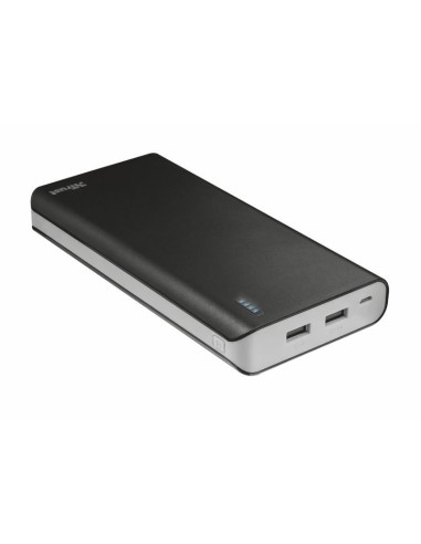 Batería externa trust urban primo powerbank 20000 - 20000mah - 2xusb 12w/2.4a - 2 cables microusb - protección inteligente - 