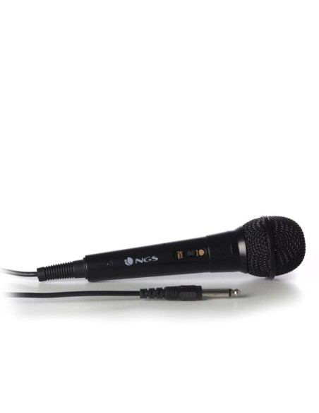 Micrófono ngs singer fire - dinámico - 80hz-12000hz - botón on/off - jack 3.5mm