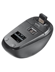 Ratón mini óptico inalámbrico trust yvi 2.4ghz 800 / 1600...