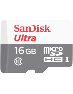 Tarjeta microsd hc i + adaptador sandisk ultra - 16gb -...