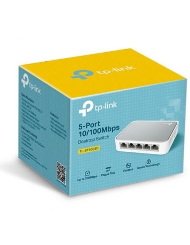 Switch tp-link 5 puertos 10/100 duplex 200mbps