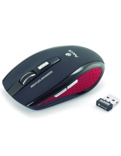 Ratón mini óptico inalámbrico ngs red flea advanced -...