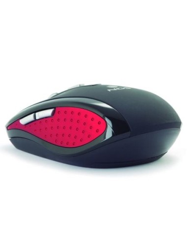 Ratón mini óptico inalámbrico ngs red flea...