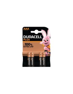 Pack de 4 pilas aaa duracell plus power - lr03 - 1.5v -...