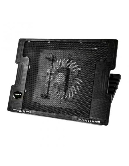 Soporte refrigerante tacens anima anbc2 - para portátiles hasta 17'/43.18cm - ventilador 14cm - 5 ángulos inclinación
