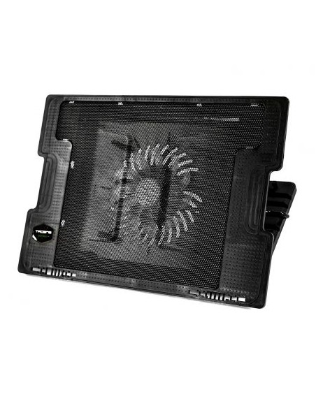 Soporte refrigerante tacens anima anbc2 - para portátiles hasta 17'/43.18cm - ventilador 14cm - 5 ángulos inclinación