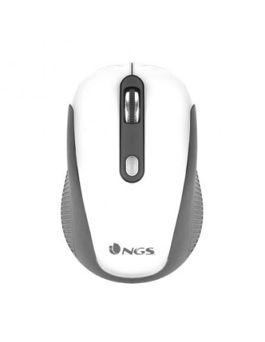 Ratón inalámbrico ngs haze white - óptico -...