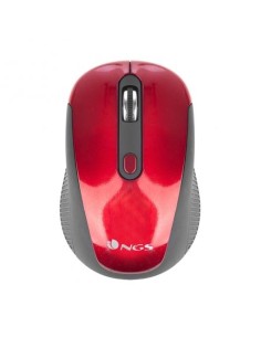 Ratón inalámbrico ngs haze red - óptico - 800/1600 dpi -... 2