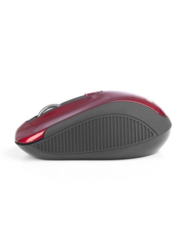 Ratón inalámbrico ngs haze red - óptico -...