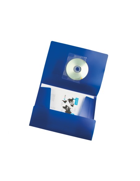 CI | Carpeta liderpapel gomas solapas 38725 polipropileno din a4 negro opaco