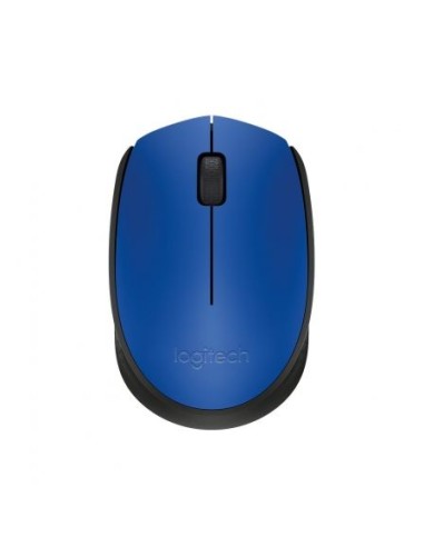 Ratón inalámbrico logitech m171 azul - 2.4ghz - nano receptor usb - diseño ambidiestro - 1xaa
