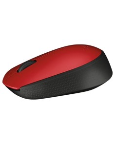 Ratón inalámbrico logitech m171 rojo - 2.4ghz - nano...