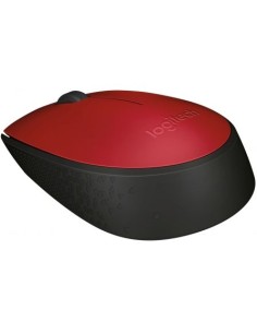 Ratón inalámbrico logitech m171 rojo - 2.4ghz - nano... 2