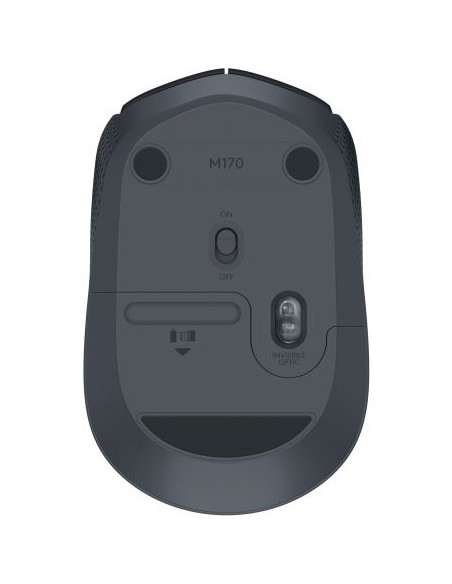 Ratón inalámbrico logitech m171 negro - 2.4ghz - nano receptor usb - diseño ambidiestro - 1xaa
