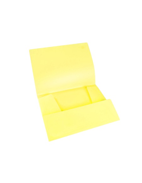 CI | Carpeta liderpapel gomas solapas polipropileno din a4 amarillo fluor opaco