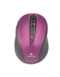 Ratón inalámbrico ngs evo mute purple - 800/1600 dpi -... 2