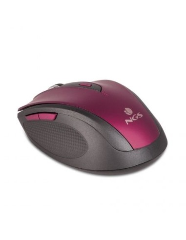 Ratón inalámbrico ngs evo mute purple - 800/1600 dpi - 2.4 ghz - 5 botones silenciosos - receptor nano usb - 2xaaa