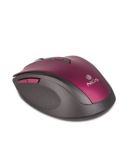 Ratón inalámbrico ngs evo mute purple - 800/1600 dpi - 2.4 ghz - 5 botones silenciosos - receptor nano usb - 2xaaa