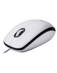 Ratón logitech m100 white - óptico - 3 botones - usb -...