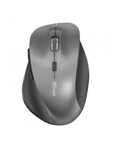 Ratón inalámbrico trust ravan - descanso ergonómico para pulgar - 800-1600dpi - 2 botones para pulgar - receptor microusb - 