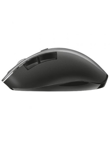 Ratón inalámbrico trust ravan - descanso ergonómico para pulgar - 800-1600dpi - 2 botones para pulgar - receptor microusb - 