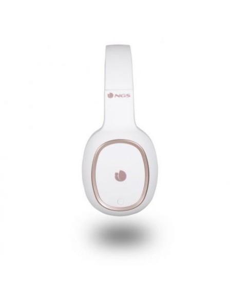 Auriculares bluetooth ngs ártica pride white - alcance 10m - micrófono - diadema ajustable - almohadillas acolchadas - batería 