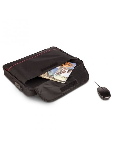 Maletín monray passenger plus - para portátiles hasta 18'/45.7cm - nylon - compartimento multiusos - cinta para trolley