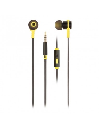 Auriculares intrauditivos ngs cross rally black - drivers 9mm -  tecnología voz assistant - 20-20hz - 95db - jack 3.5mm - cable 