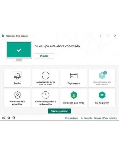 Antivirus kaspersky total security 2020 - 3 dispositivos - 1 año - no cd