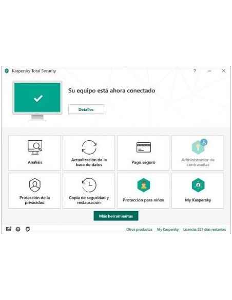 Antivirus kaspersky total security 2020 - 3 dispositivos - 1 año - no cd