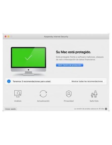 Antivirus kaspersky total security 2020 - 3 dispositivos - 1 año - no cd