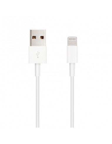 Cable lightning a usb 2.0 nanocable 10.10.0402 - conectores lightning macho/ usb tipo a macho - 2m - blanco