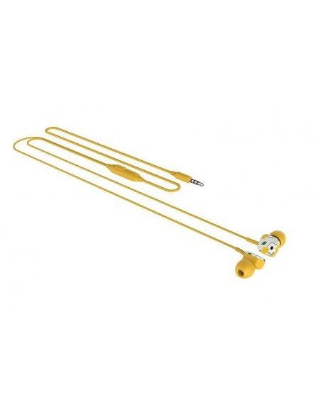 Auriculares intrauditivos spc hype amarillo - micrófono integrado - botón multifuncion - cable 1.2m - jack 3.5mm