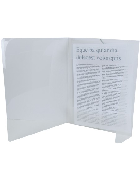 CI | Carpeta liderpapel gomas solapas 34964 polipropileno din a4 incolora