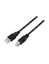 Cable usb 2.0 impresora aisens a101-0006 - conectores usb tipo a macho/ usb tipo b macho - 1.8m - negro